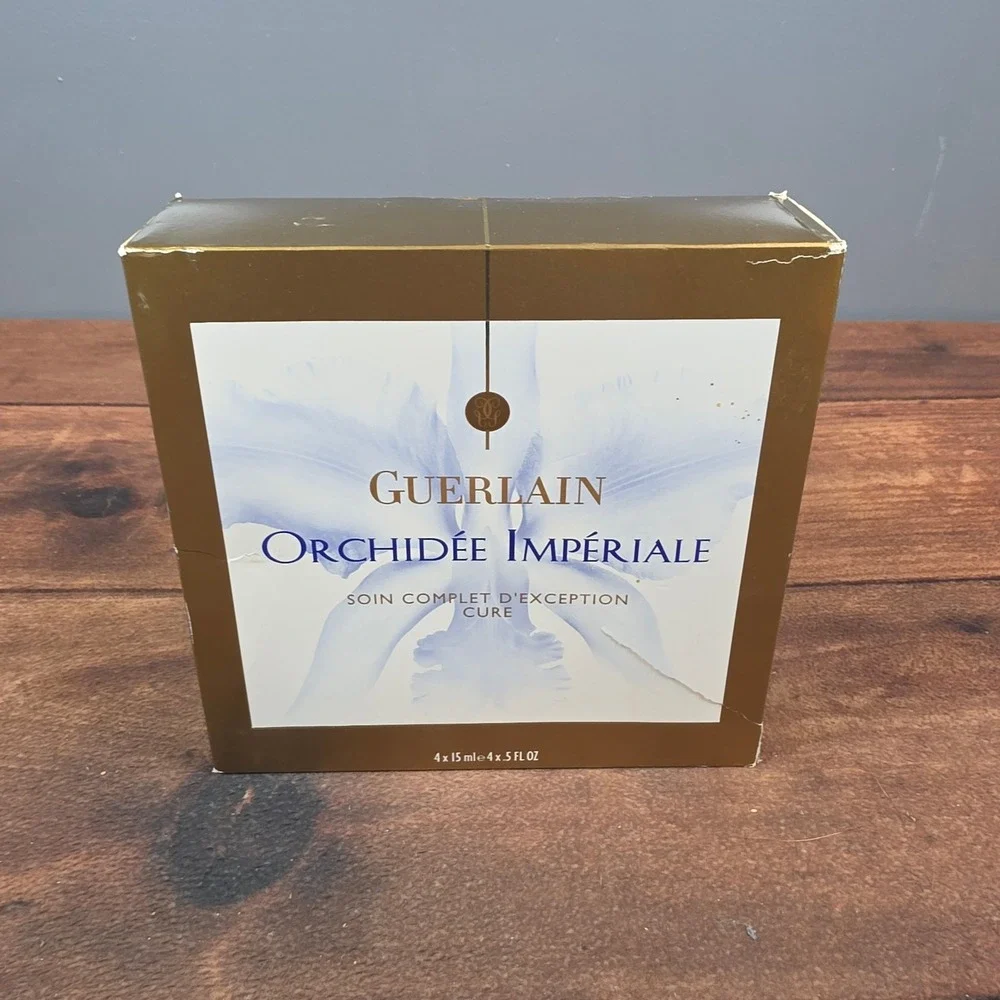Guerlain Orchidee Imperiale The Cure Women 4x15ml Gold Good Anti-Aging Treatment
